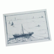 Papstar 100 sets de table, papier 30 cm x 40 cm blanc "Barque" - multicolore papier 12556 Papstar 100 sets de table, papier 30 cm x 40 cm blanc "Barque" - multicolore papier 12556