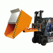 Bac basculant 600L - Manutention et évacuation de déchets - Compatible chariot élévateur Bac basculant 600L - Manutention et évacuation de déchets - Compatible chariot élévateur