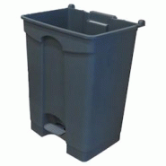 CAMBRO - WBFC68LBASE-180 - Collecteur 68L à pédale et roulettes arrières - 63,5 x 47,6 x 38,1 cm - Gris - gris plastique WBFC68LBASE-180 CAMBRO - WBFC68LBASE-180 - Collecteur 68L à pédale et roulettes arrières - 63,5 x 47,6 x 38,1 cm - Gris - gris plastique WBFC68LBASE-180