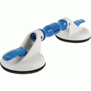 Ventouse de levage VERIBOR - capacité 35 kg - 2 têtes en plastique avec tête mobile D. 120 mm Ventouse de levage VERIBOR - capacité 35 kg - 2 têtes en plastique avec tête mobile D. 120 mm