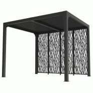 HABRITA Pergola Bioclimatique 7.20m² Gris Anthracite per2430mbi - gris 3701406700453 HABRITA Pergola Bioclimatique 7.20m² Gris Anthracite per2430mbi - gris 3701406700453
