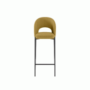 Stones Chaise empilable Mars jaune en polypropylène avec pieds en métal résistant - Design ergonomique moderne pour une utilisation en intérieur - Stones Chaise empilable Mars jaune en polypropylène avec pieds en métal résistant - Design ergonomique moderne pour une utilisation en intérieur -